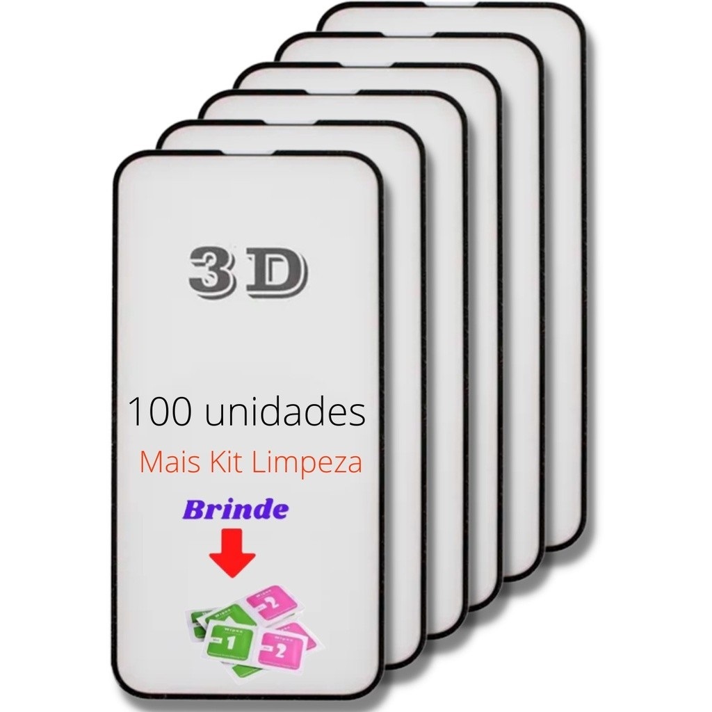 100 Películas 3d  Varias Marcas e Modelos Sua Escolha 100 Pçs