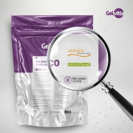 Colágeno Verisol Hidrolisado com Ácido Hialurônico e Biotina Suplementos 1 Kg