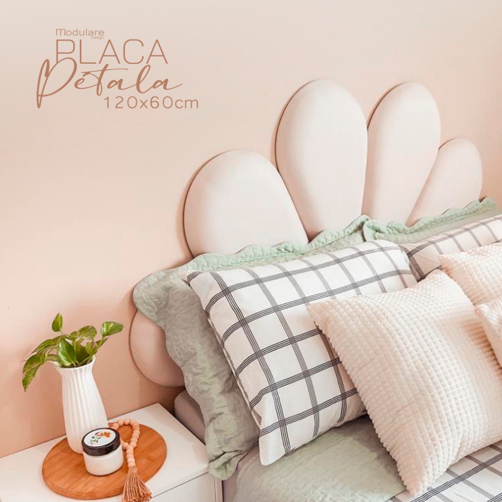 Cabeceira Petala 120cm Solteiro em Oferta na Shopee