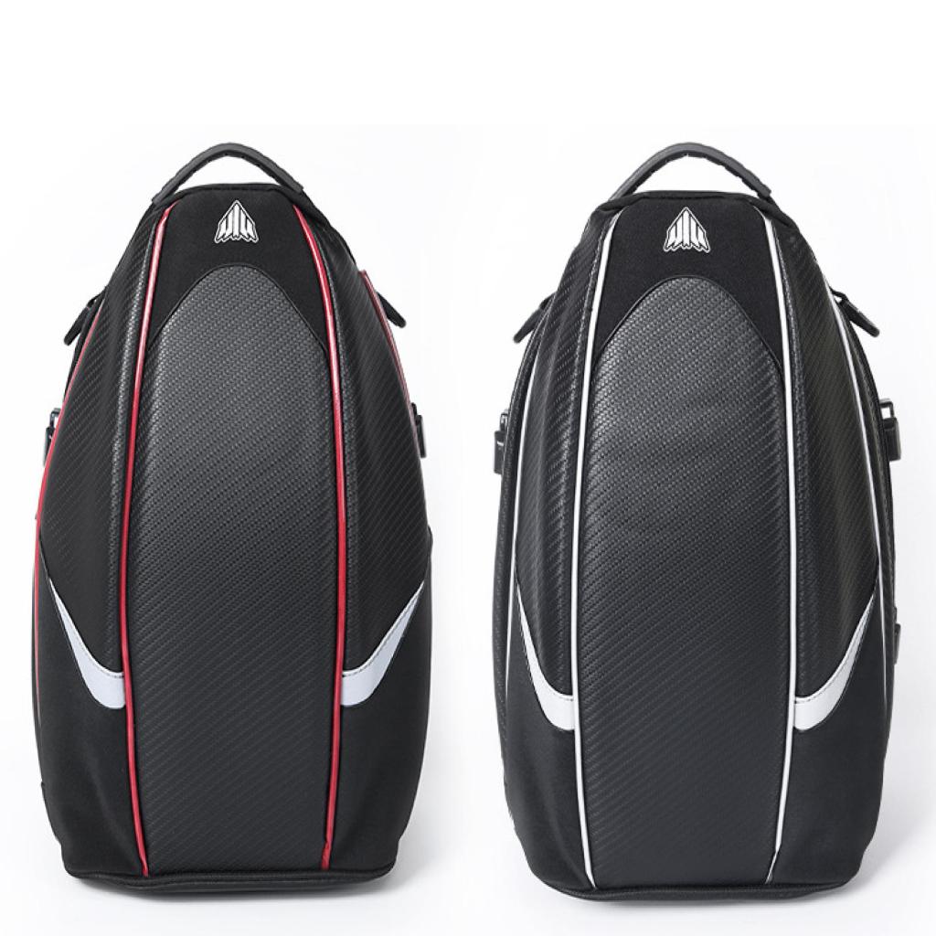 Mochila Baú Bagageiro Moto Expansivo 21L + Capa Proteção À Prova D'água Para Motocicletas Laicobear