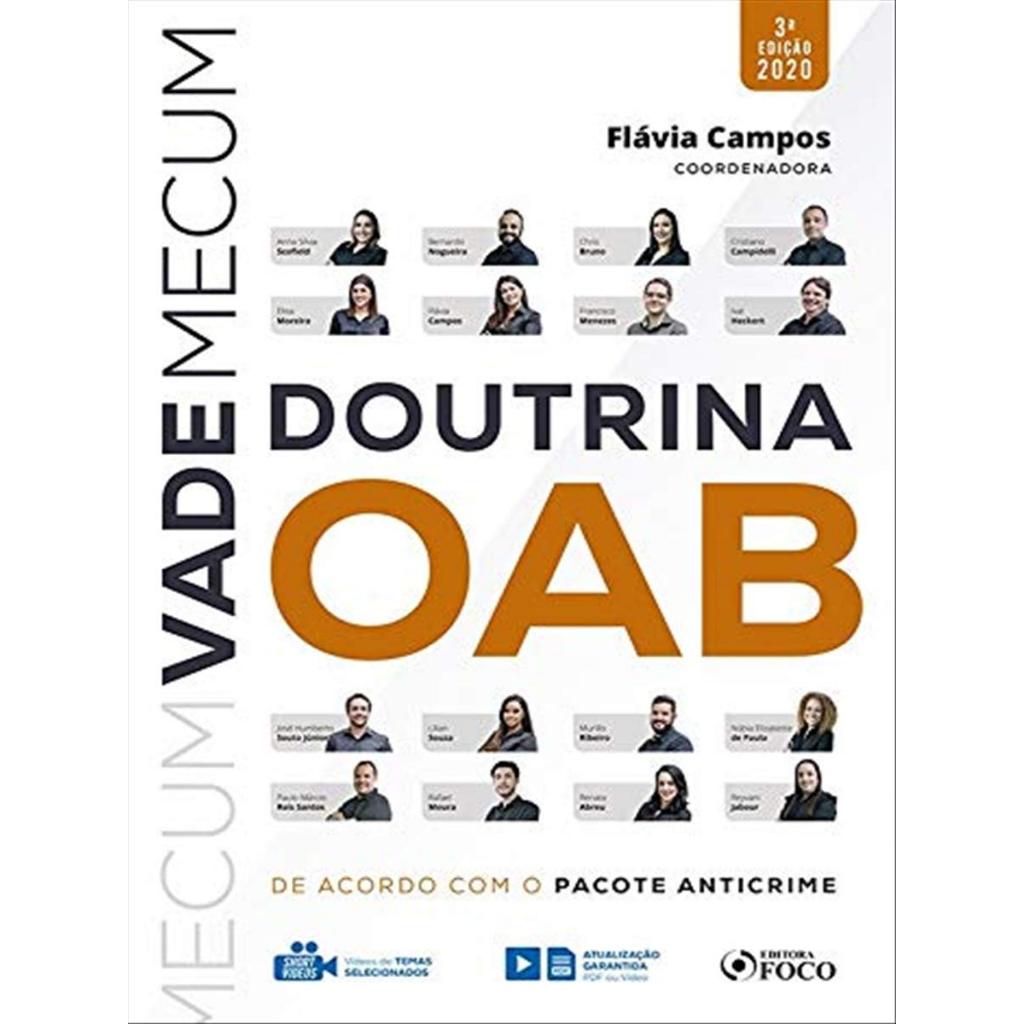 Vade Mecum Doutrina Da Oab - 3a Ed - 2020