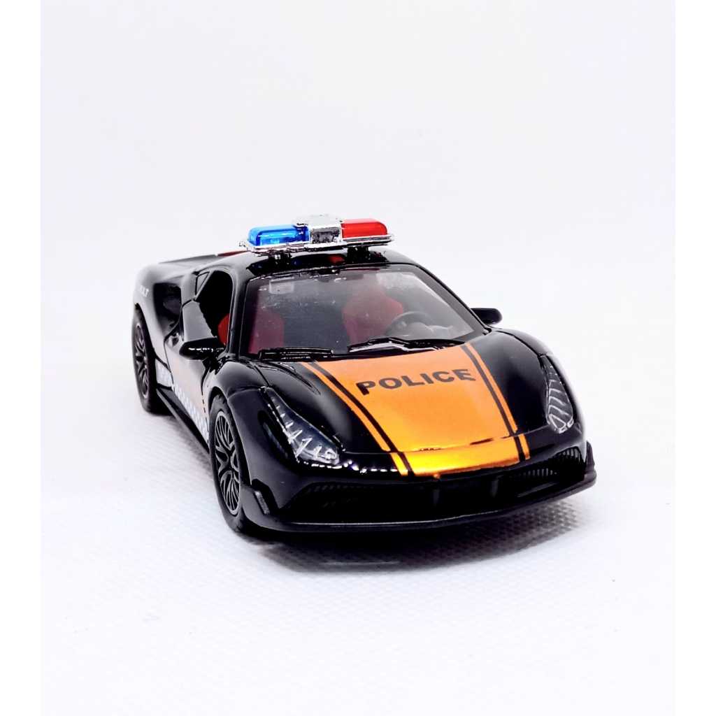 Miniatura  Ferrari Policia SWAT 1:36 metal Diecast colecionável