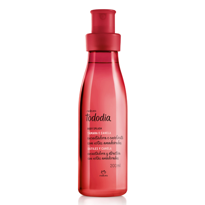 Body Splash Desodorante Colônia Tododia Tâmara e Canela Feminino 200 ml Natura