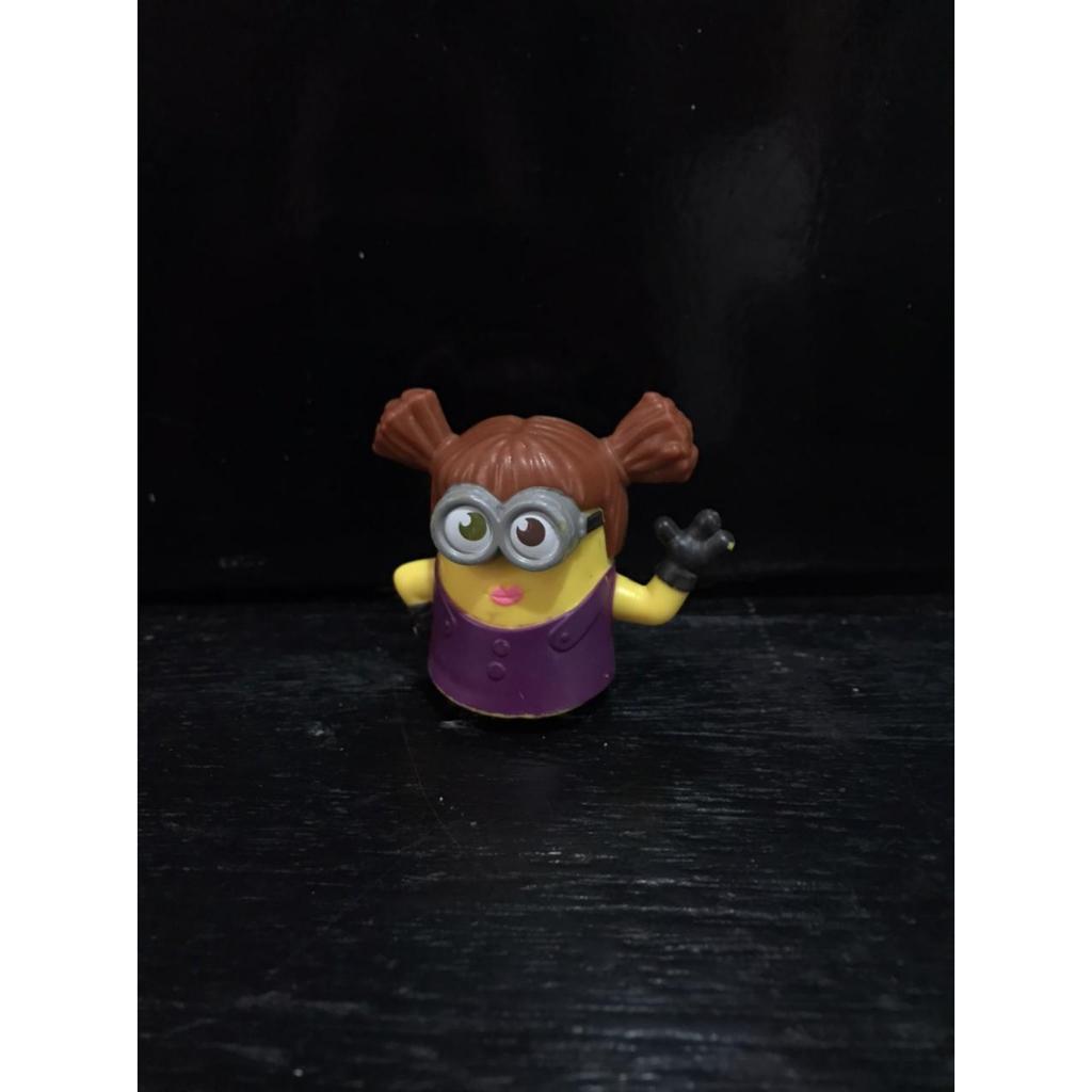 Minion Miniatura Menina Maria chiquinha-Olhos coloridos.Meu malvado Favorito.