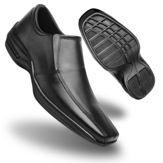 Sapato Social italiano Em Couro leve Confortável Classico em Oferta na Shopee