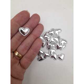 APLIQUE MINI CORAÇÃO PCT C/10 UNIDADES em Oferta na Shopee