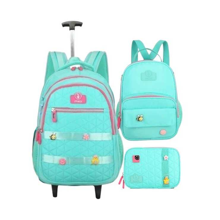 Kit Mochila Rodinha Feminina Rebi Lançamento 2025