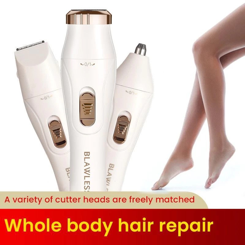 Barbear Depiladora De Recarregável Elétrica Multifuncional 3 em 1