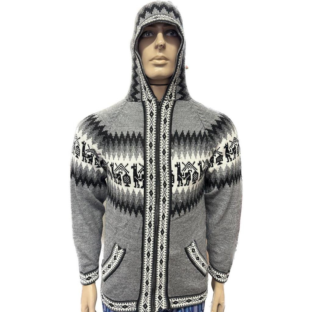 Casaco Peruano Artesanal Lindo Hippie Estilo Boho Roots Cor:Encomenda;Tamanho:Único