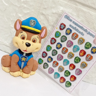Apliques comestíveis Brasão Patrulha em Oferta na Shopee