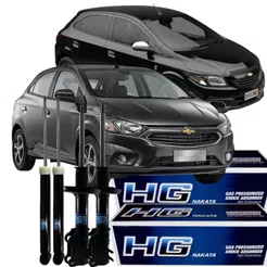 Kit Amortecedor Dianteiro Traseiro Onix Prisma Sonic
