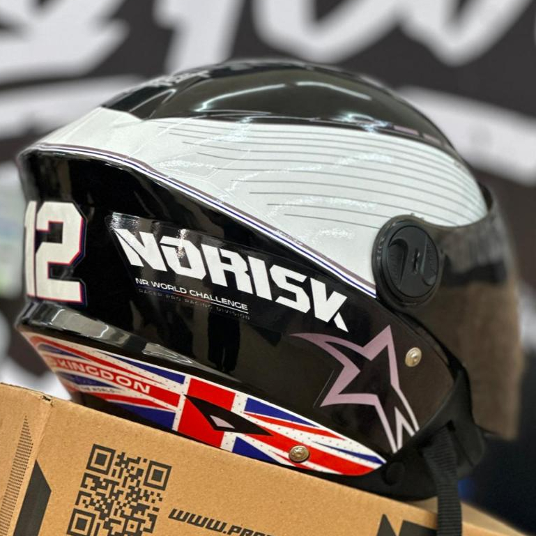 Capacete NEW LIBERTY 3 - Personalizado Norisk GrandPrix - Reino Unido