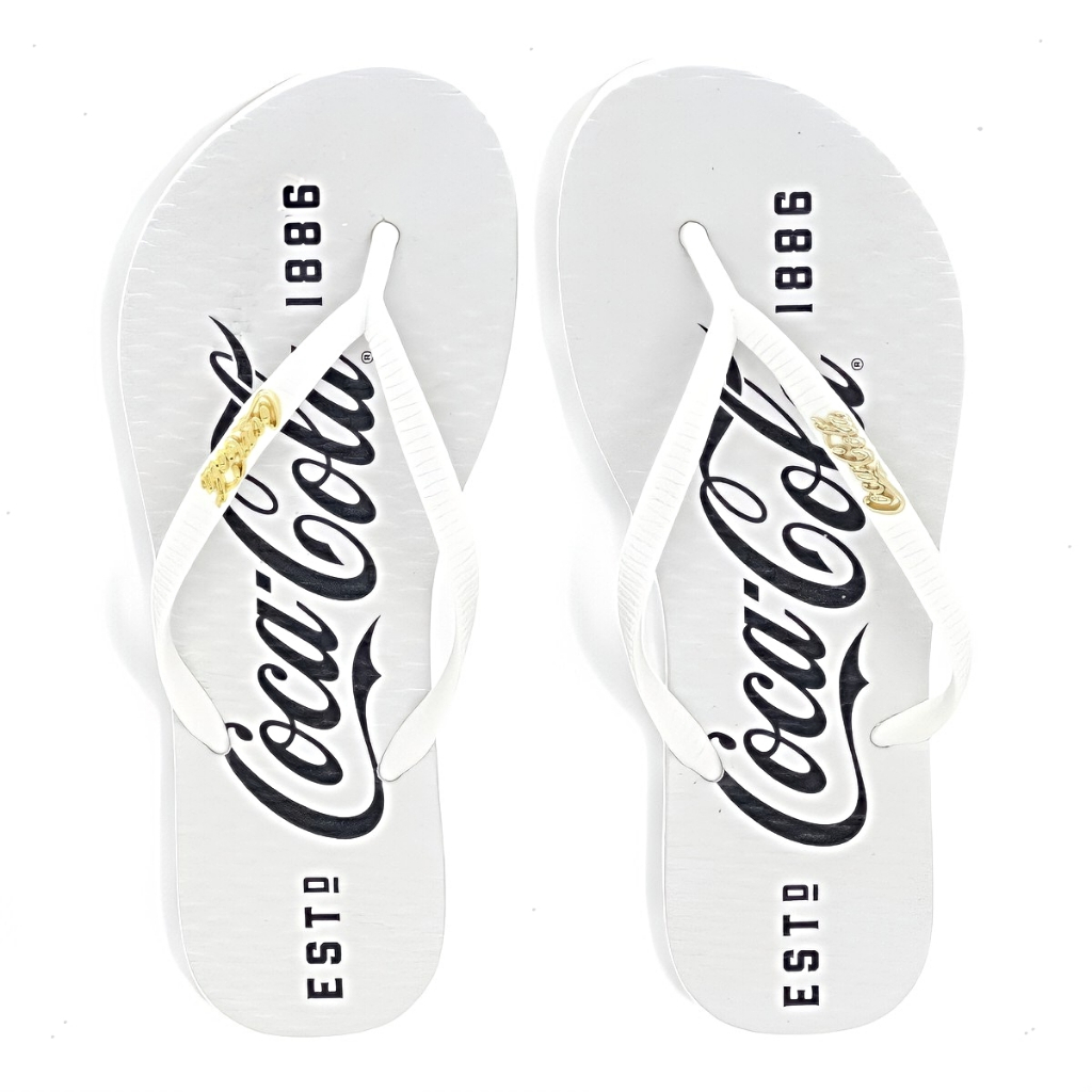 Detalhes do Chinelo Coca Cola Feminino Coke Cocamania Casual Original