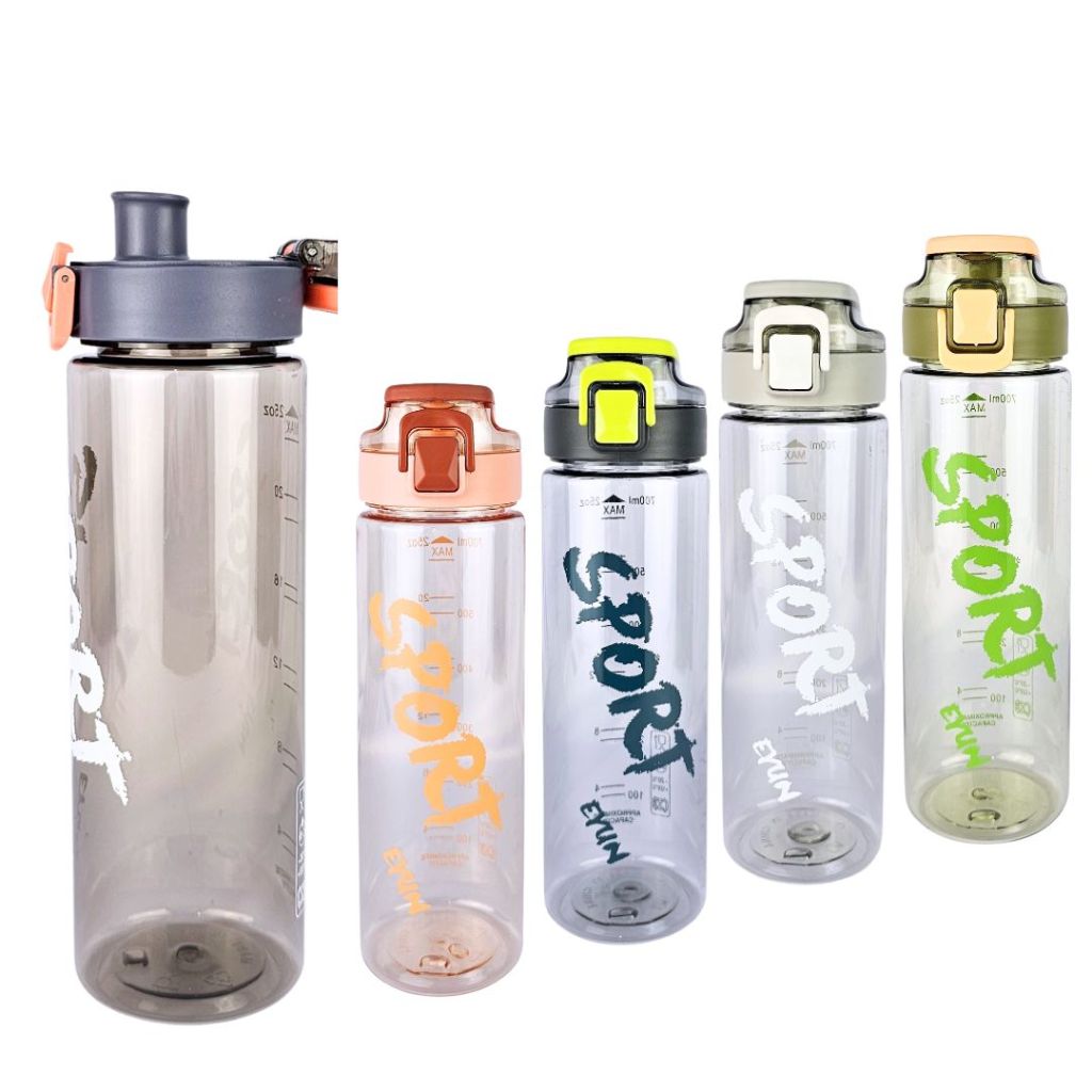 Garrafa Squeeze Plástica 700ml Garrafa de Água Academia Escola em Oferta na Shopee
