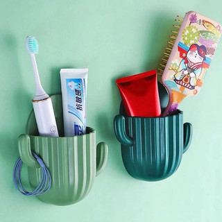 Suporte Multifuncional Cacto Objetos Autocolante Resistente Decorativo Banheiro Escritório Quarto em Oferta na Shopee