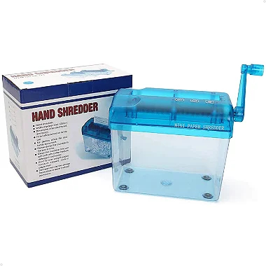 Fragmentadora Triturador Picador de Papel Manual Portátil Lorben em Oferta na Shopee