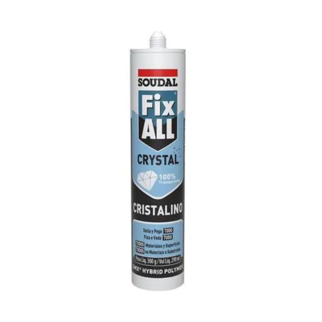 Selante para Construção Civil em Poliuretano 290ml Fix All Cristal