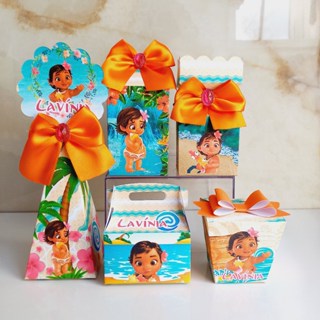 Kit Festa Moana Baby Lembrancinhas Personalizadas Pegue/Monte Festa em Oferta na Shopee