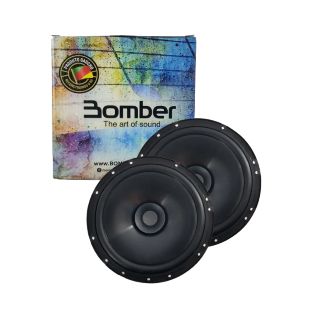 Par Alto Falantes 6 Pol Bomber BBR Montadora 100W Rms 4 Ohms - Spare Parts and Accessories for Vehicles