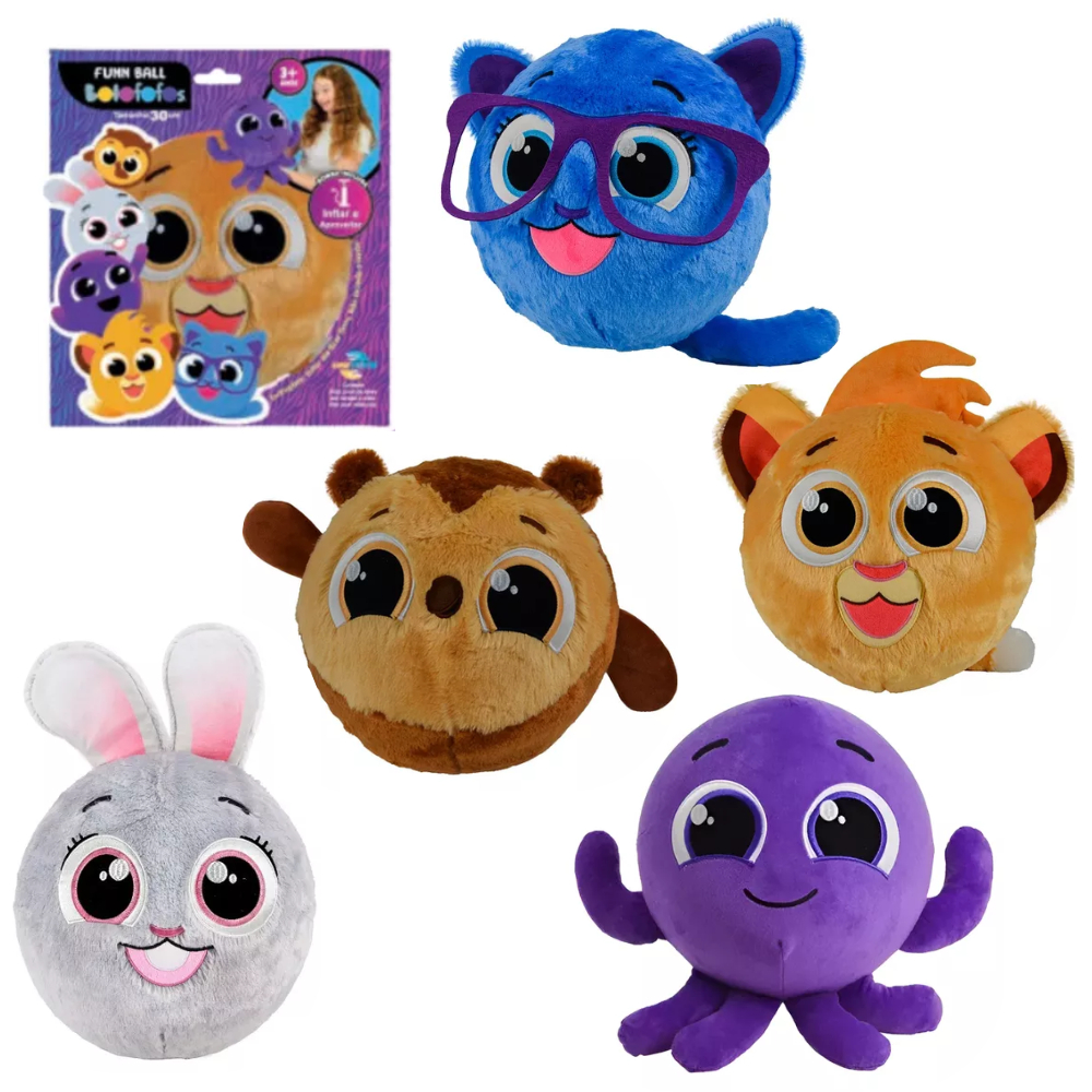 Funn Ball Bolofofos 30 cm Bola com Pelucia - Unitoys