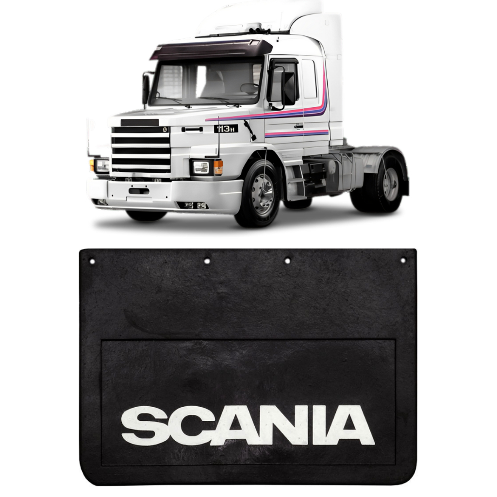 Aparabarro Lameiro Borracha Dianteiro  Compatível Scania 50x36cm