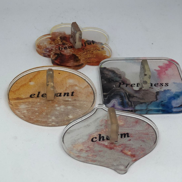 Base Para Fotos MINI ACRÍLICO Decoração Fotografia Nail Design *Envio Aleatório* SQ7618 em Oferta na Shopee