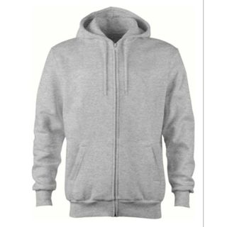 Moletom Com Ziper, Masculino E Feminino Confortavel Cinza Liso Josty em Oferta na Shopee