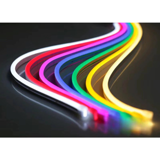 Fita LED Neon formato mangueira Flexível 5 Metros, IP65 à prova d’água, Com fonte de Energia em Oferta na Shopee