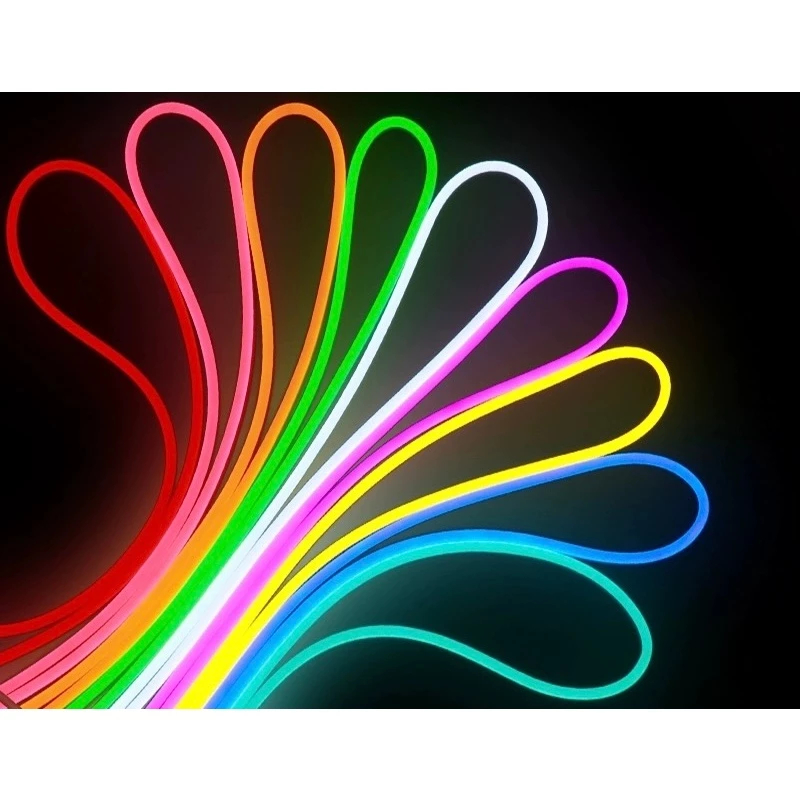 Fita LED Neon Flexível 5 Metros Mangueira IP65 à Prova d’Água, Com ou Sem Fonte de Energia em Oferta na Shopee
