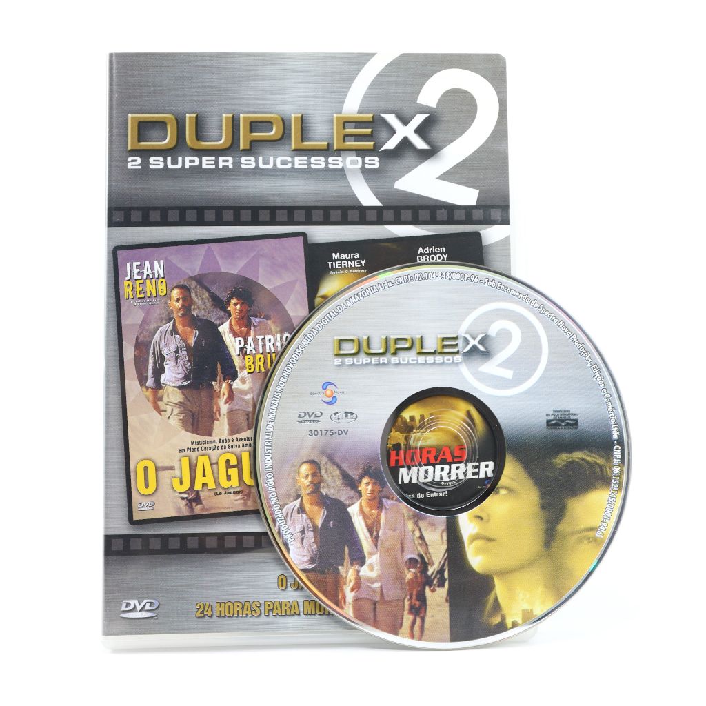 DVD O Jaguar + 24 Horas Para Morrer Oxygen / 2 Filmes Em 1 DVD