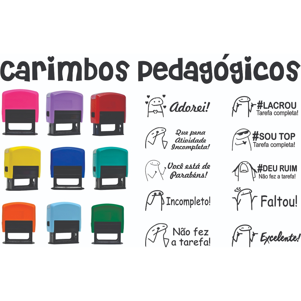 2 Carimbos Para Professores em Oferta na Shopee