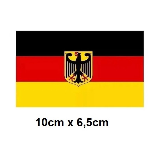 Adesivo Bandeira Águia Alemã 10cm x 6,5cm