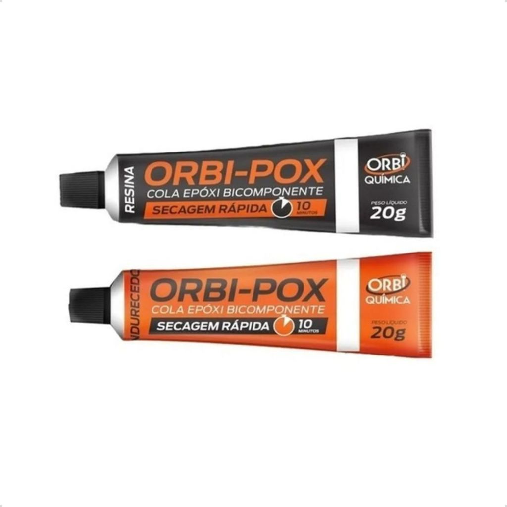 Cola Epóxi Orbi Pox 10 Min 40g (tipo Araldite)