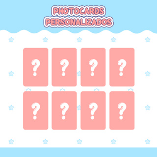Kit de 8/17/25 Photocards personalizados – Qualquer Tema –  Laminados ou Plastificados em Oferta na Shopee