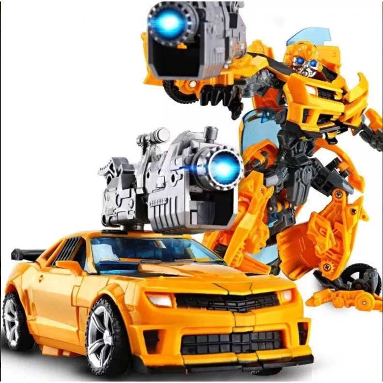 Transformers Bumblebee Action Figure Boneco Robô Vira Carro Transformação Autobots em Oferta na Shopee