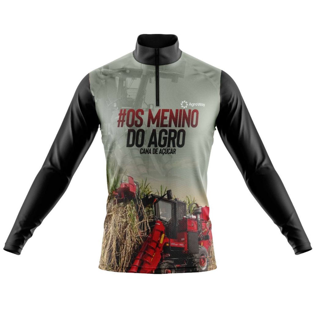 Camisa Camiseta Agro Térmica UV Agricultura Colheitadeira Trator Proteção Solar