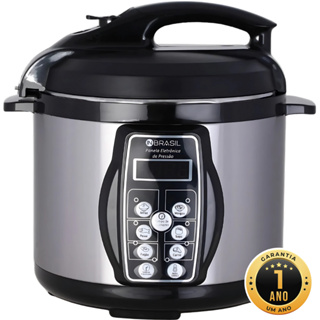 Panela De Pressão Elétrica Inox - 4 Litros - Multifuncional Digital - In Brasil em Oferta na Shopee