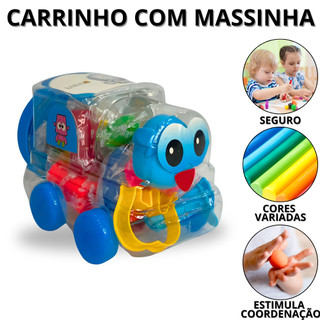 Massinha De Modelar Infantil Kit Massa de Modela Massinhas Coloridas  Brinquedos Criança Bebê
