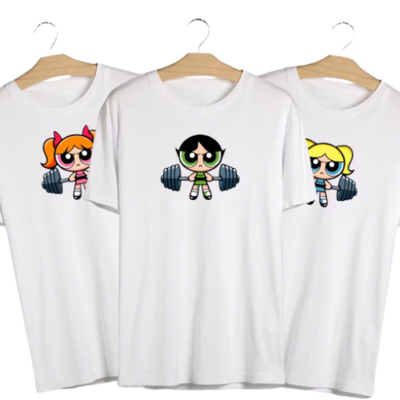 Camiseta Meninas super poderosas T-shirt Academia streetwaer blogueira tumblr Algodao Premium
