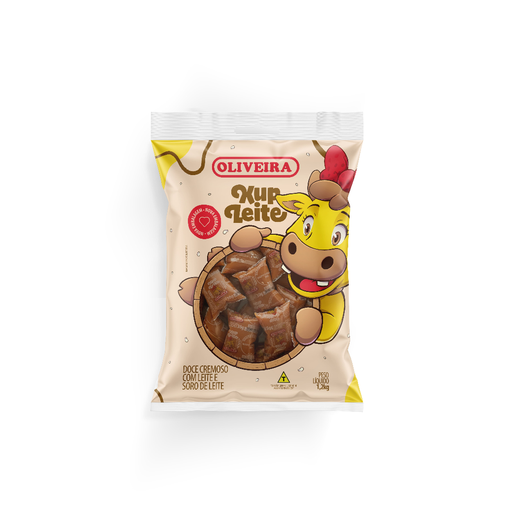 Doce De Leite Cremoso Chup Pacote 40 Sachês De 30gr Oliveira