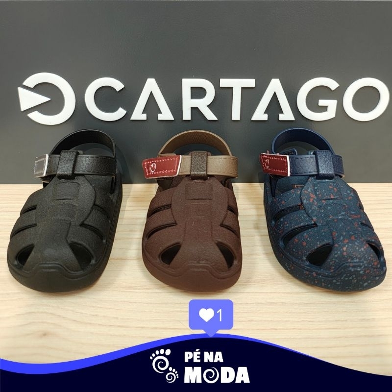 CHINELO SANDÁLIA CARTAGO OSLO SAND BABY - 12118 - LANÇAMENTO - ORIGINAL, COM REGULAGEM !!