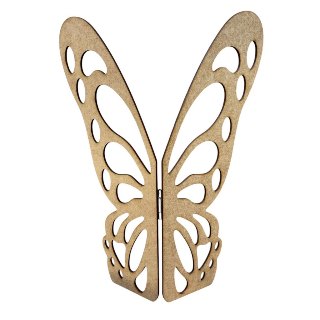 Painel Borboleta Decoração Mesa Festa 30cm Dobrável em Mdf Decor