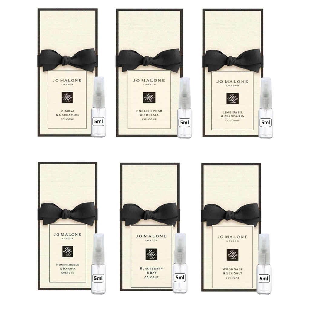 Kit 6 Perfumes 5ml : English Pear + Lime Basil  + Mimosa + Wood Sage  + Blackberry + Honeysuckle + Brinde