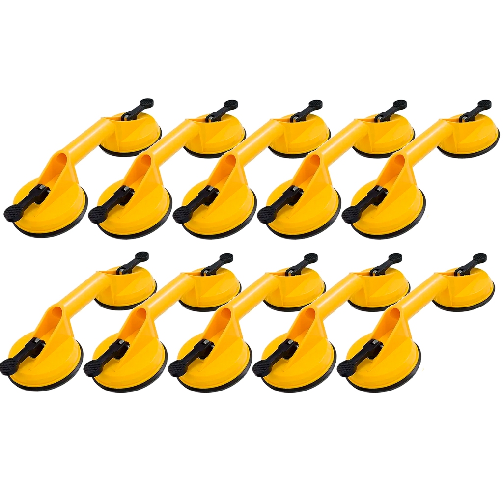 Ventosa Dupla Sucção 80kg Pisos Vidros Mármores C/ 10 Uni em Oferta na Shopee