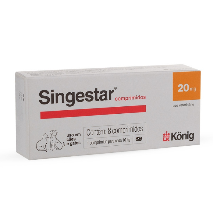 Singestar König para Cães e Gatos - 8 Comprimidos