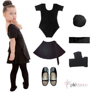 Kit 6 Itens Jazzinho Infantil Com Saia Envelope Ajustável em Oferta na Shopee