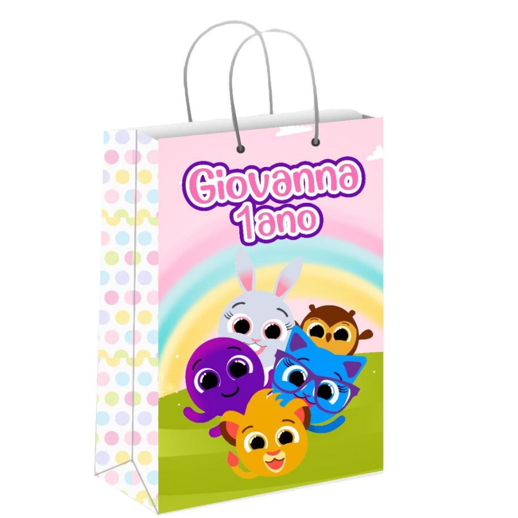 Sacolinhas Personalizadas -bolofofos - Lembrancinhas
