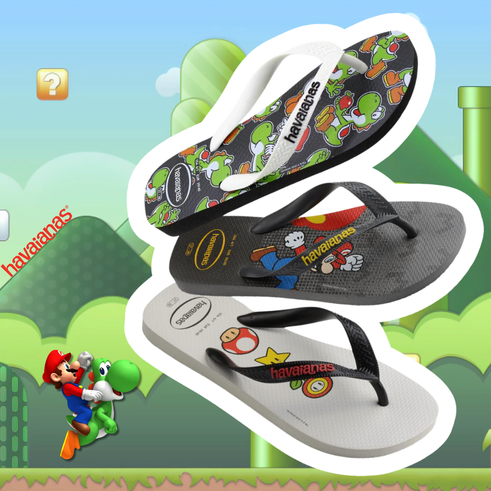 Chinelo Havaianas Mario Bros Original