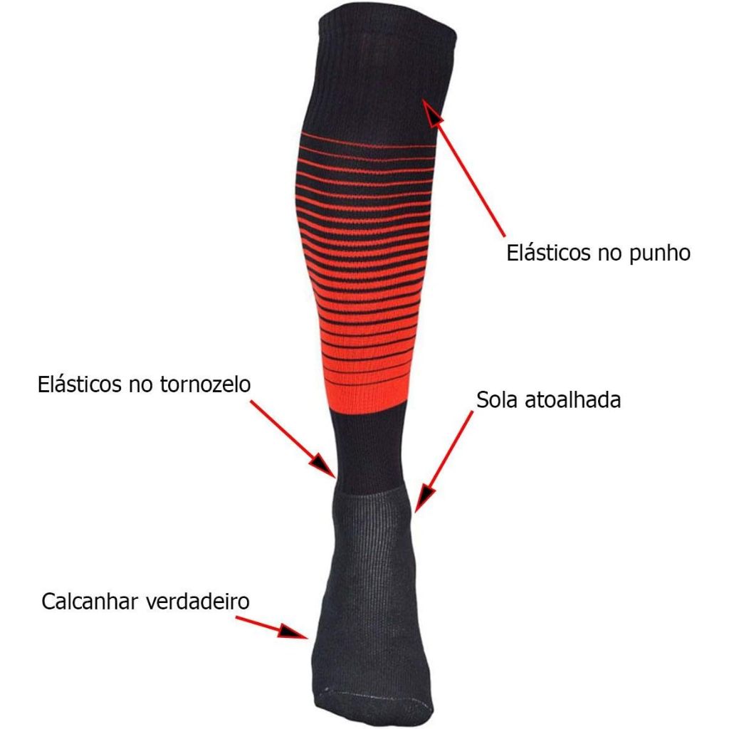 Kit 12 Pares Meiao de Futebol Profissional Degrade Meiao Esportes Meia Crossfit Basquete Volei