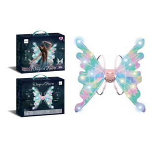Asas De Borboleta Luz Coloridas Elétricas Vestir Festa Infantil em Oferta na Shopee